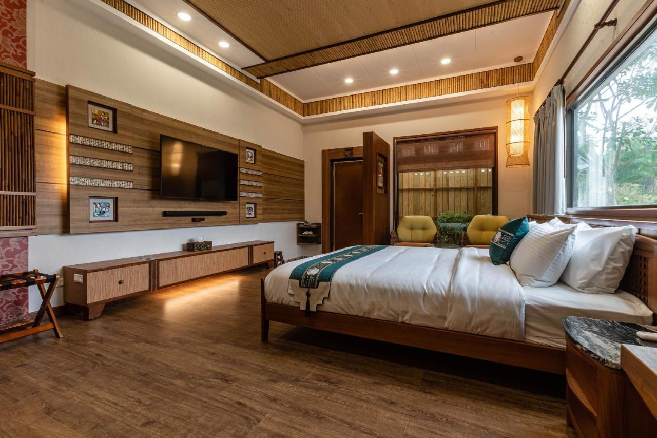 山花映水紅莊園民宿 Apartment Yuemei Exterior photo